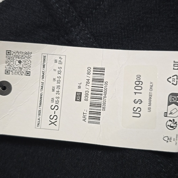 Zara Black Sweatpants Comfortable Joggers - Picture 8 of 11